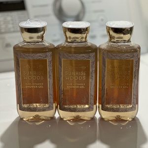 Bath & Body Works  SUNRISE WOODS SHOWER GEL (Set of 3)